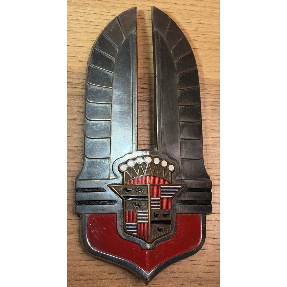 Vintage Cadillac 1941 1942 Hood Ornament Emblem Auto Car